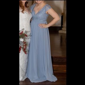 Azazie Marlene Floor Length Bridesmaid Dress